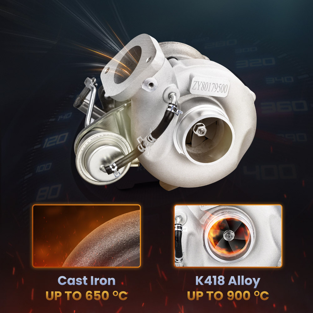 RHF55 Turbocompresor compatible para Subaru 2009-2014 5 Bolt compatible para Subaru Flange 14411AA800