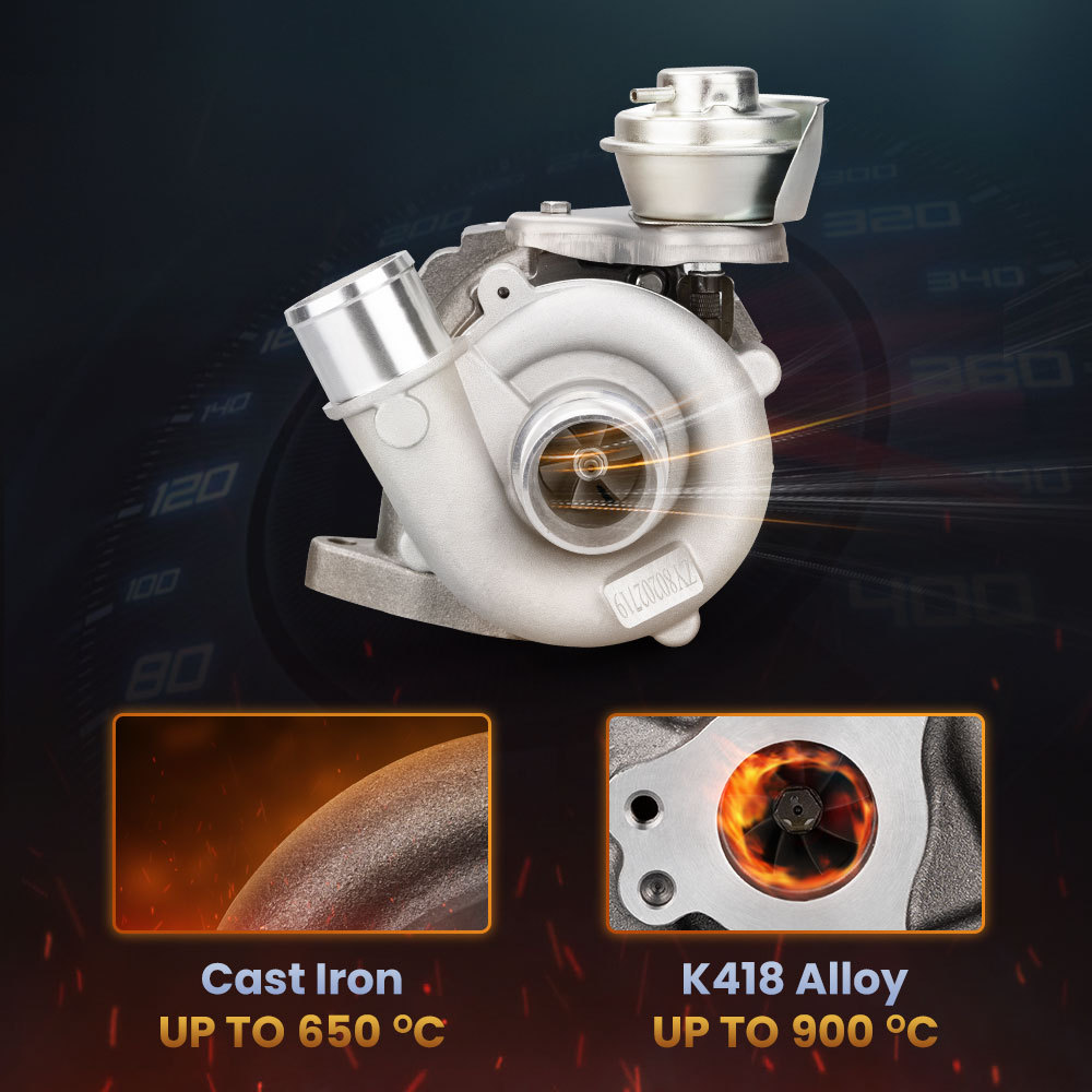 Turbocompresor compatible para toyota Avensis compatible para rav4 2.0d 721164, 116ps 17201-27040 85kw