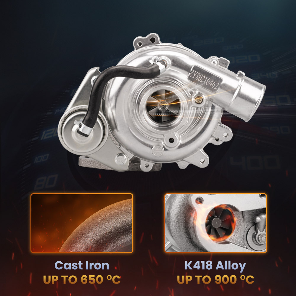 Turbocompresor compatible para Toyota Hiace Hilux 2.5 D4D 102 HP 17201-30030 CT9 Turbo