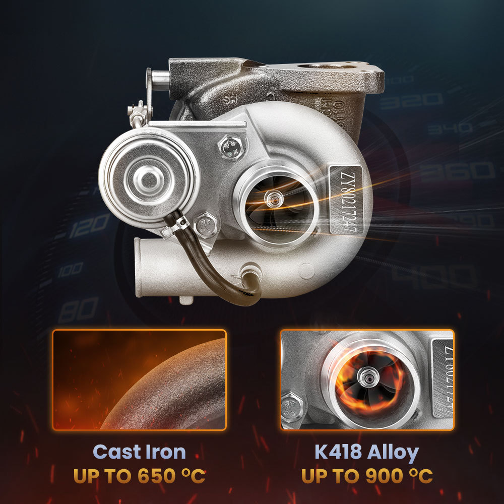 Turbocompresor Turbocompresor compatible para Citroen Jumper 2.2 HKI / Compatible para Ford C-MAX 4HV PSA