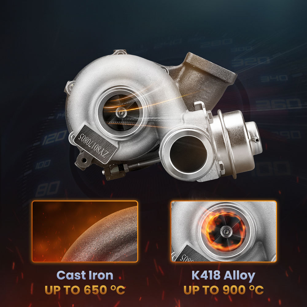 Turbolader compatible para VW Crafter 2.5TD 163 cv136PS BJM BJL 076145701E Turbocompresor