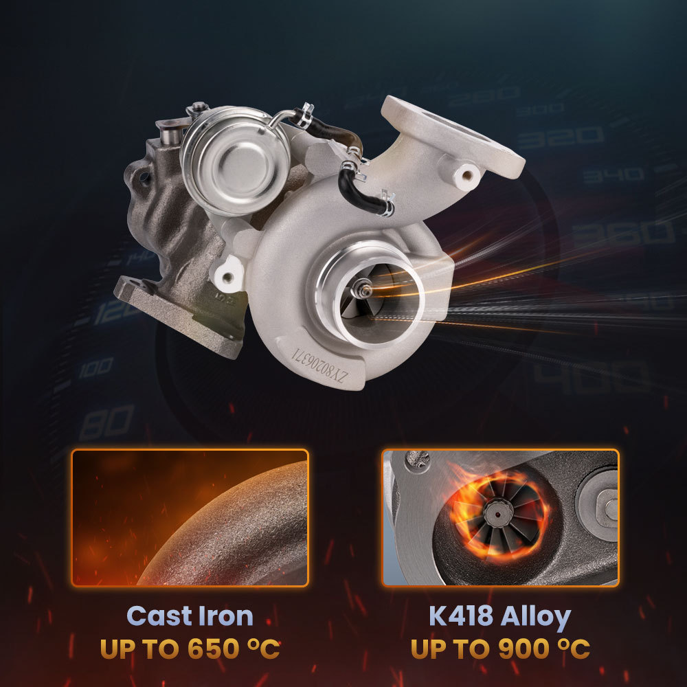 Turbocompresor TD04L 49477-04000 Compatible con motor compatible para Subaru Impreza WRX GT EJ255 (no para STi) 2008-2011.