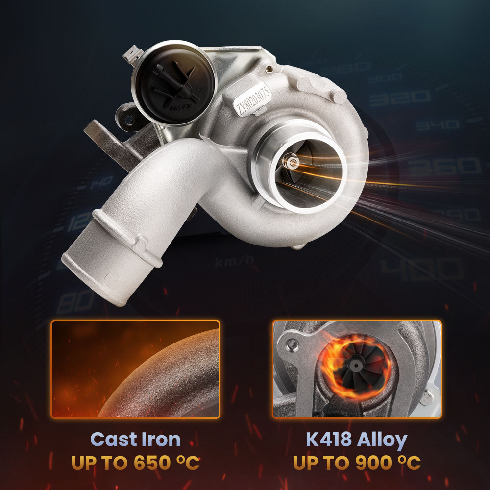 Turbo K03 Compatible para Nissan Interstar 2001- 2.5 dCi ; G9U ; 100/ 114 hp ; 73 / 84kw