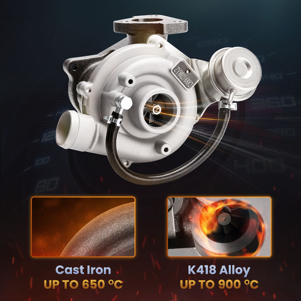 Turbocompresor compatible para VOLKSWAGEN GOLF III 1.9 TD 75 cv 454065-5002S, 028145701S