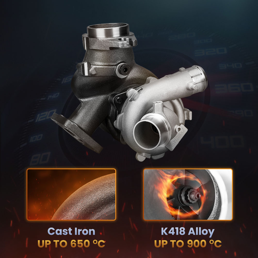 Turbocompresor compatible para Citroen C8 compatible para Fiat ulysee compatible para Lancia Phedra compatible para peugeot 807 2.2 HDI