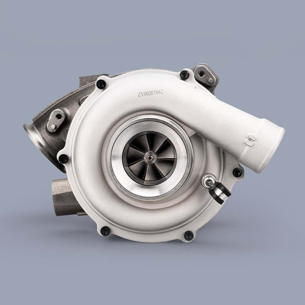 Turbocompresor compatible para Ford 6.0L compatible para F-350 Powerstroke 04-07 Compresor de actualización para GT3782VA W / O eletrical aturator