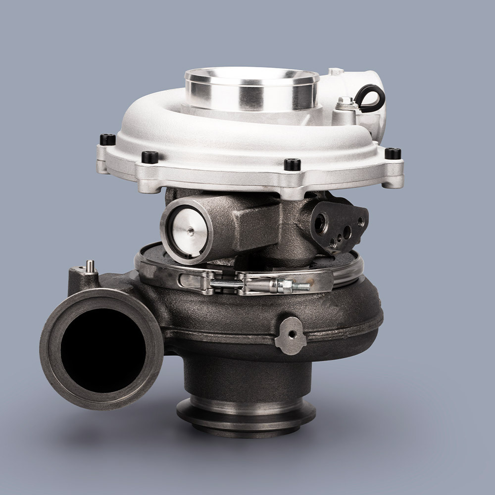 Turbocompresor compatible para Ford 6.0L compatible para F-350 Powerstroke 04-07 Compresor de actualización para GT3782VA W / O eletrical aturator