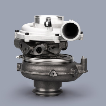 Turbocompresor compatible para Ford 6.0L compatible para F-350 Powerstroke 04-07 Compresor de actualización para GT3782VA W / O eletrical aturator