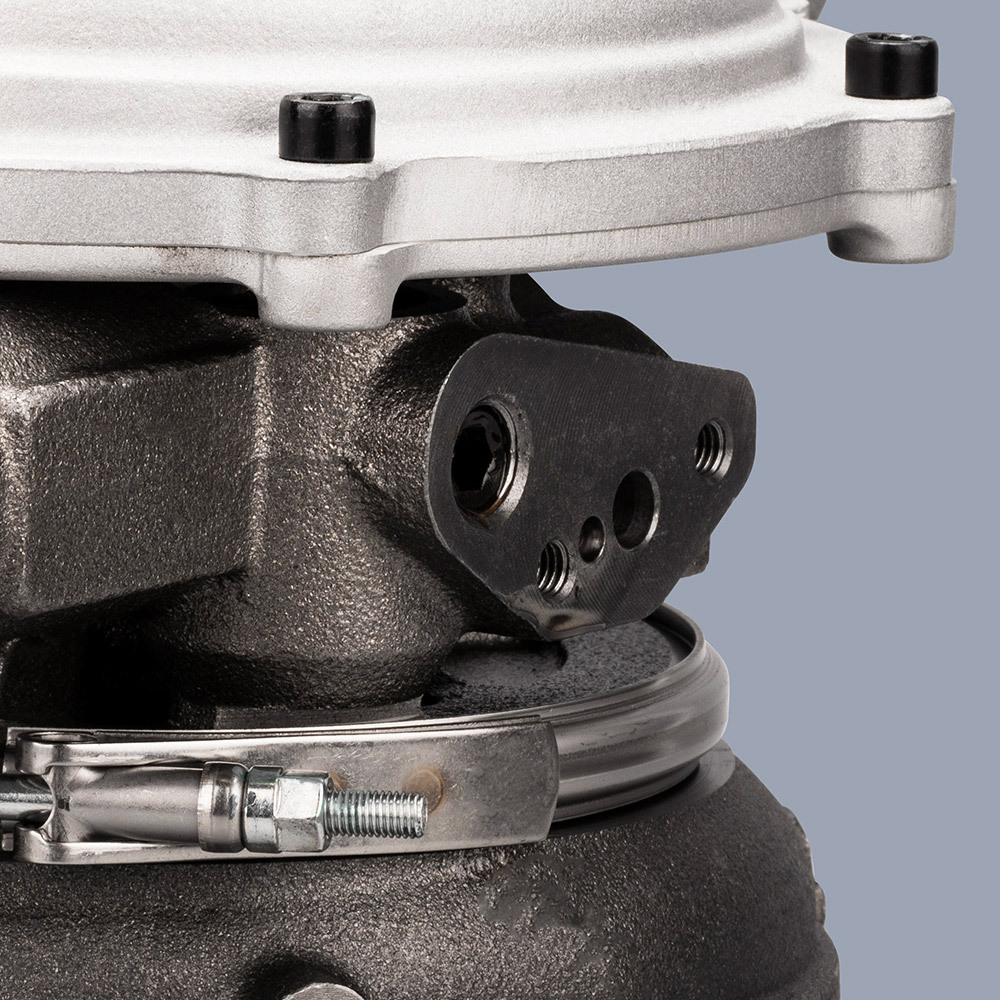 Turbocompresor compatible para Ford 6.0L compatible para F-350 Powerstroke 04-07 Compresor de actualización para GT3782VA W / O eletrical aturator