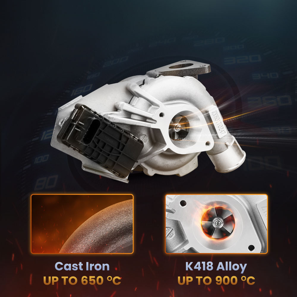 Turbocompresor para GT2052V compatible para Ford Transit 2.4 TDCI Puma 143PS 140 PS 752610