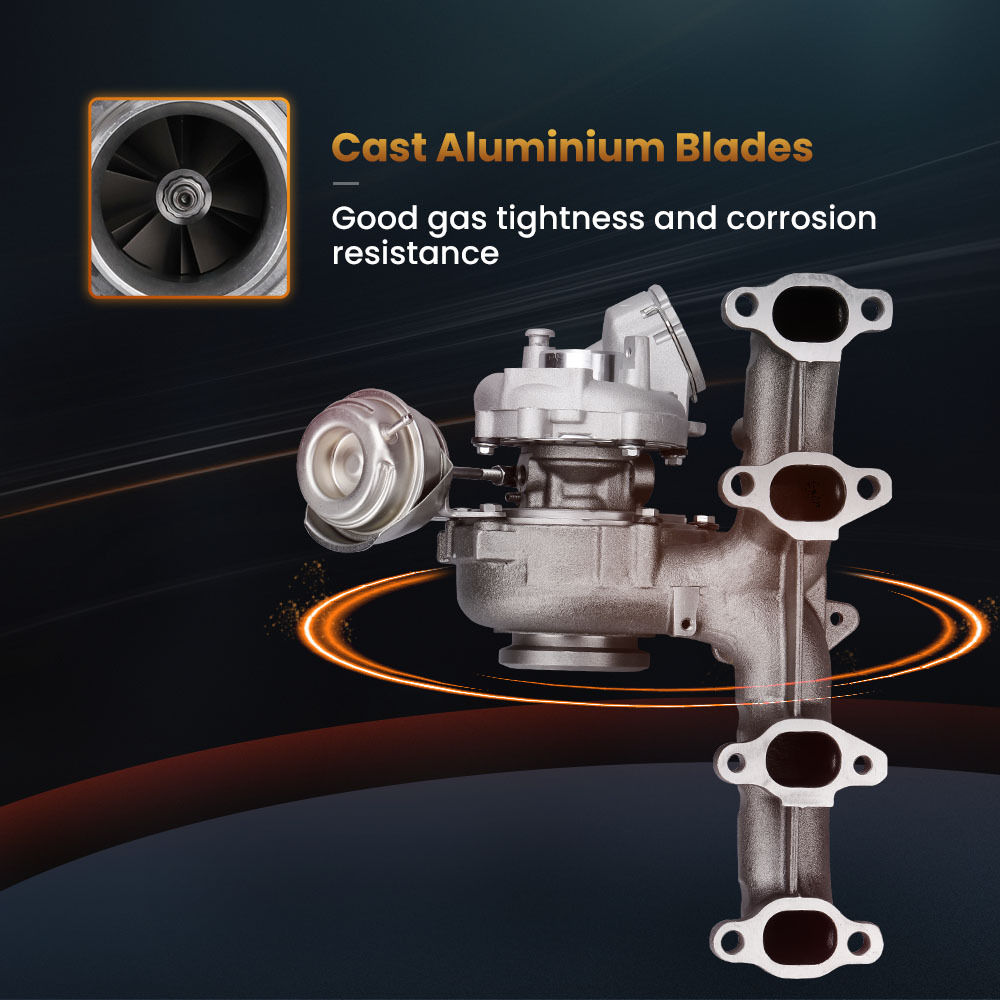 Turbocompresor compatible para Rover 75 compatible para mg 1.8 Turbo compatible para MG ZT 150/159cv 731320-0001 Turbine