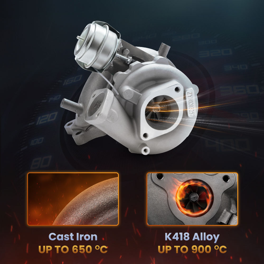 Compatible para NISSAN Navara 2.5 Diesel 171HP Turbo Cargador 769708 para GT2056V Turbocompresor