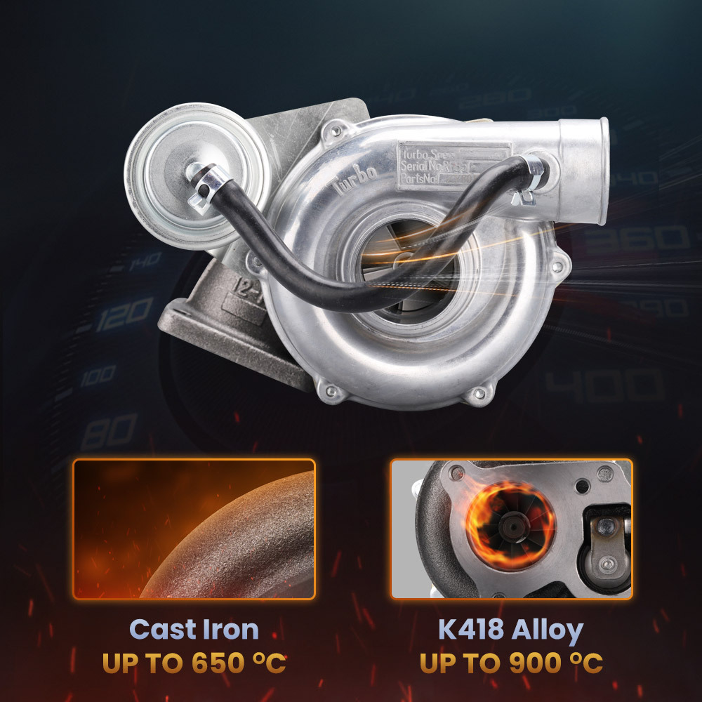 Turbocompresor compatible para Isuzu Trooper Rodeo 4JB1T 2.8TD 8944739540 turbo VI58 VI35