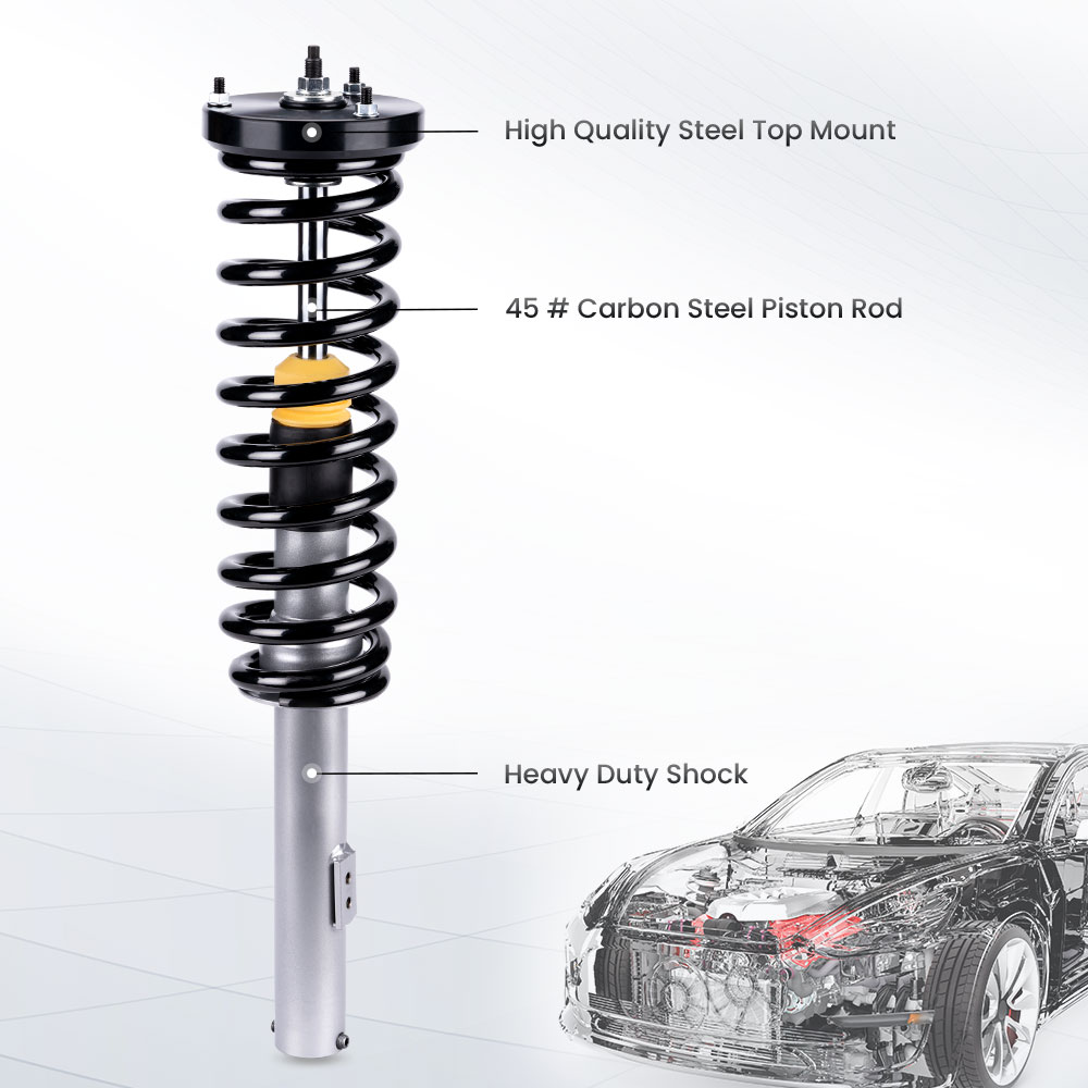 Air to Coil Spring Front Conversion Kit compatible for Mercedes-Benz W220  S500 S550