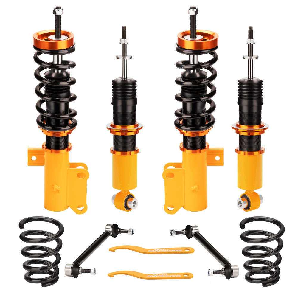 Compatible for Chevy Camaro All Models 2010-2015 Suspension Adj. Height Coil Springs Struts Coilover Kits