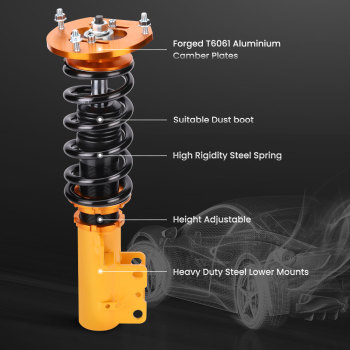 Complete Coilover Shock Kit compatible for Chevrolet Cobalt 2005 2006 2007 2008 2009 2010 lowering kit