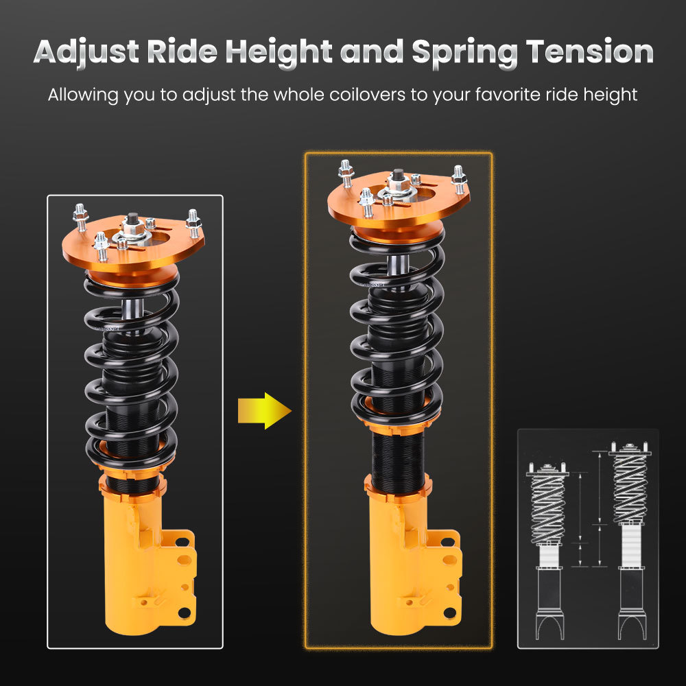 Complete Coilover Shock Kit compatible for Chevrolet Cobalt 2005 2006 2007 2008 2009 2010 lowering kit