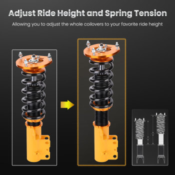 Complete Coilover Shock Kit compatible for Chevrolet Cobalt 2005 2006 2007 2008 2009 2010 lowering kit
