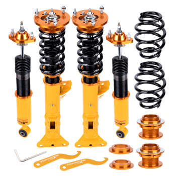 Maxpeedingrods Shock Absorbers Front and Rear Coilover Suspension Kit compatible for BMW 3-Series E36 1993-1998