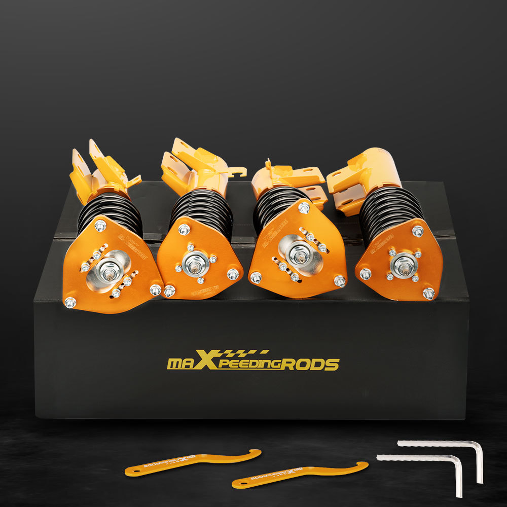 Compatible for Subaru Impreza GC8 For High Performance 93-01 24 Ways Adjustable Coilover / Shock Absorber Suspension Kit Lowering Kit