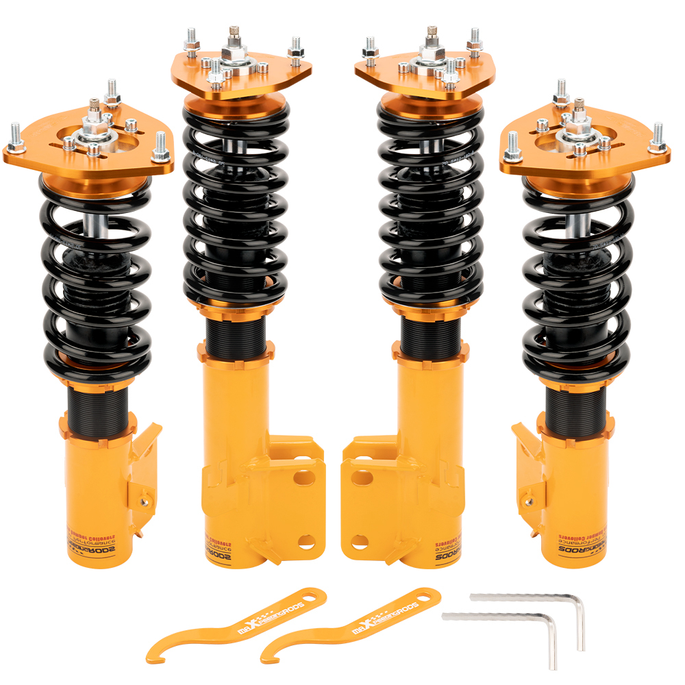 Compatible for Subaru Impreza GC8 Coilovers Absorber 24 Ways Adjustable Damer Coilover Lowering Kit