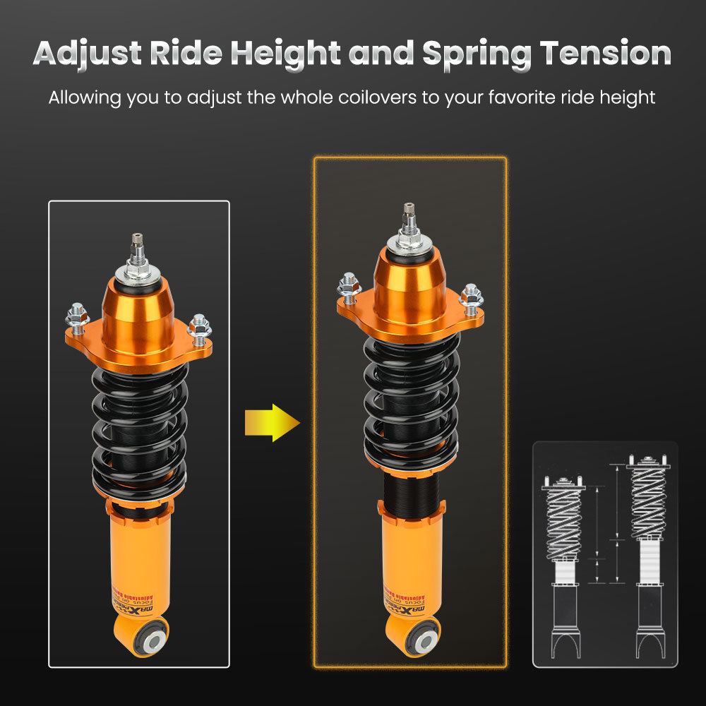 Coilovers Kits compatible for Honda Acura RSX 2002-2006 Coil Springs Struts Adj. Damper Lowering Kit