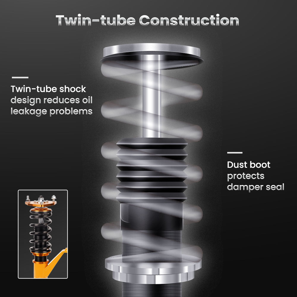 Coilovers Strut compatible for Acura RSX 2002-2006 compatible for Honda Integra DC5 Shock Absorbers Lowering Kit