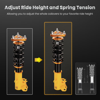 Compatible for Honda Civic 2012-2015 Civic Si 2012-2013 24 Ways Damper Coilovers Kits  Lowering Kit