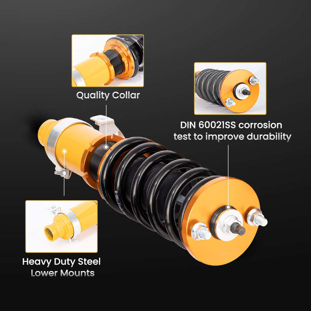 Height Adjustable Full Coilover Struts Shock compatible for Honda Civic