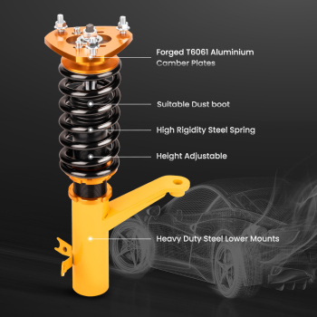 Compatible for Honda Element 2003 - 2011 Adjustable Height Shock Absorbers Coilover Kits