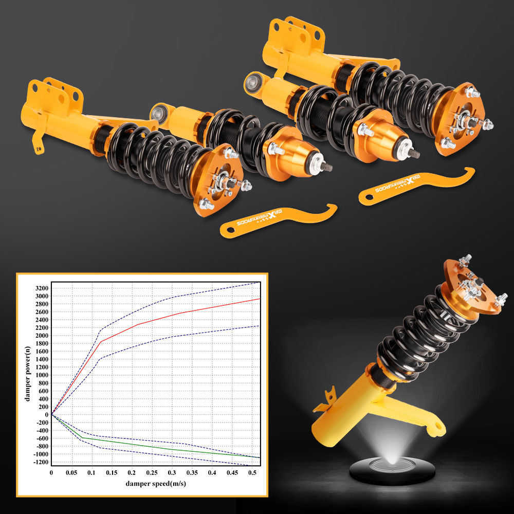 Compatible for Honda Element 2003 - 2011 Adjustable Height Shock Absorbers Coilover Kits