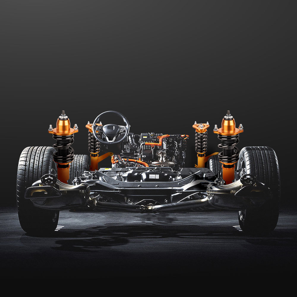 Compatible for Honda Element 2003 - 2011 Adjustable Height Shock Absorbers Coilover Kits