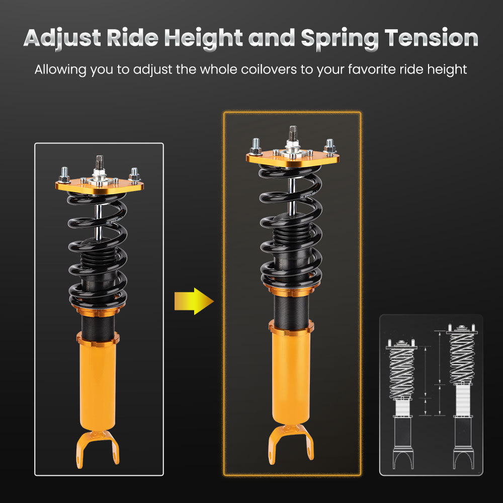 Compatible For HONDA PRELUDE BB1-BB9 1992-2001 Shock Absorbers Coil Spring Strut Coilovers lowering kit