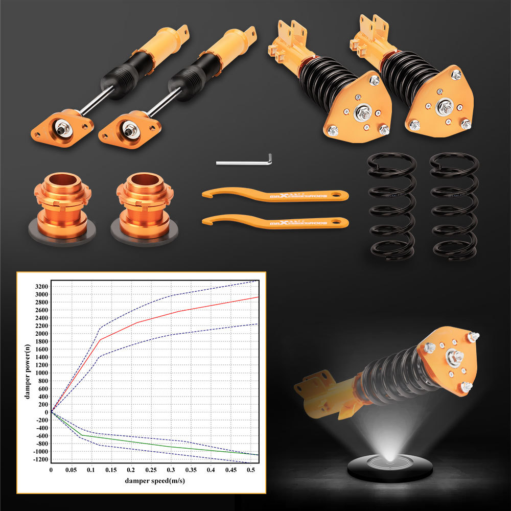 For 2011 2012 2013 2014 2015 compatible for Kia Optima 2.0L FrontRear Damper Coilovers Lowering Kit