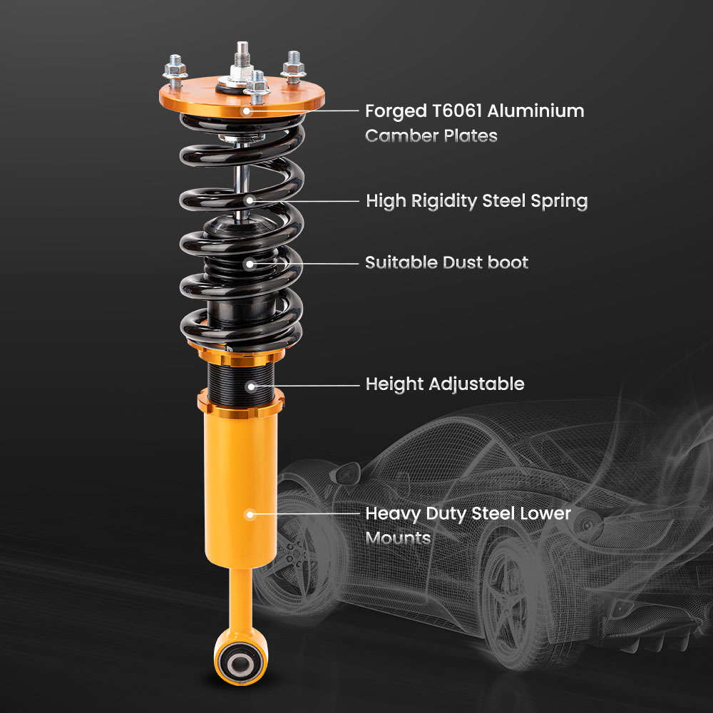 Coilover Shock+Spring compatible for Lexus IS250 IS350 0612 RWD