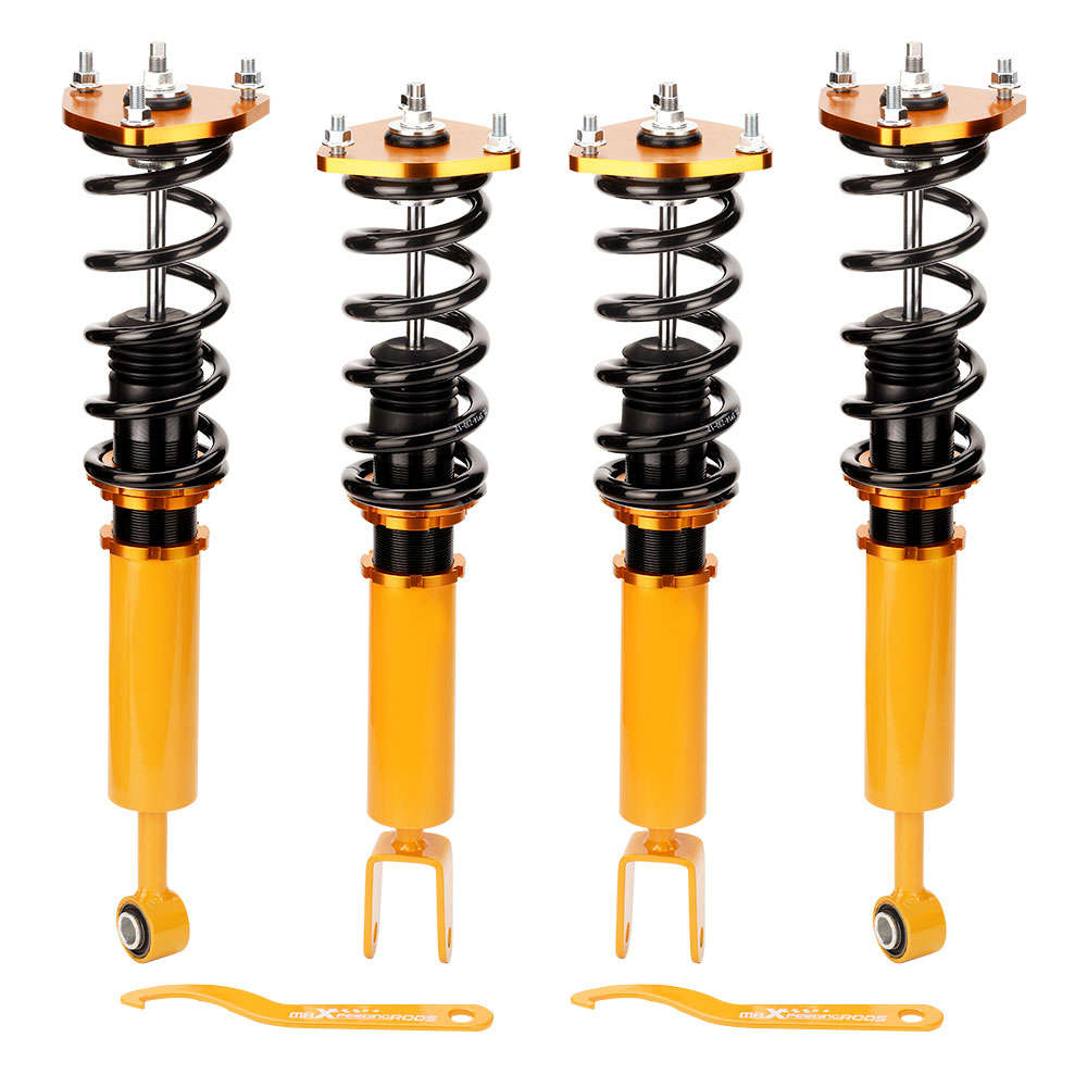 2007 - 2016 compatible for Lexus LS460 RWD USF40 Adjustable Height Shock Absorber Coilovers Lowering kit