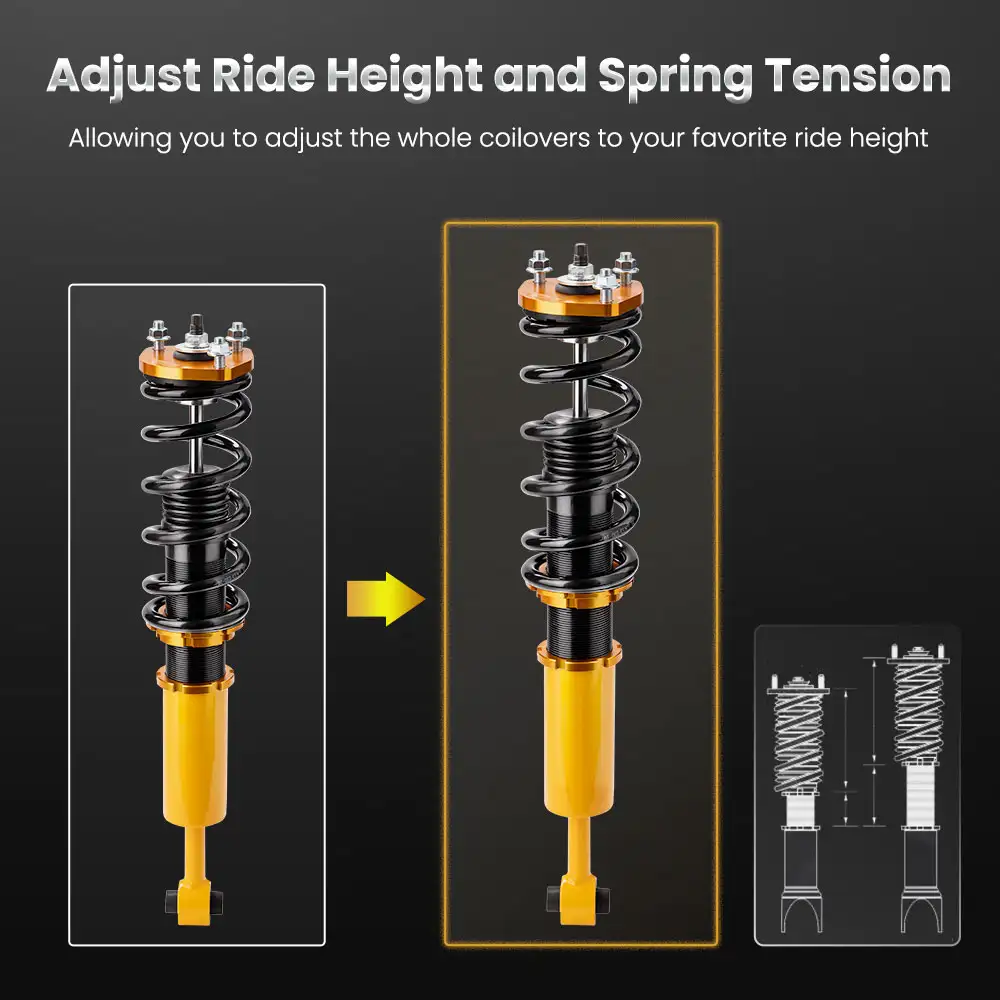 New Coilovers Shock Absorber Compatible For Lexus 01 05 Is300 Adj Height Suspension Kit