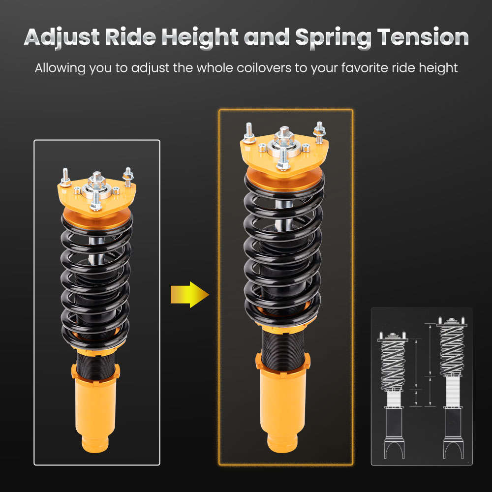 Height Adjustable Coilovers Suspension Kit compatible for Mazda 6 2003