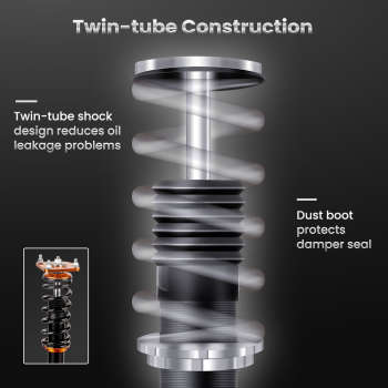 Coilovers Kit compatible for Mazda Protege SE Model 1.6L Adjustable Height Shock Struts Lowering Kit