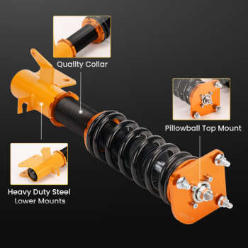 Coilovers Kit compatible for Mazda Protege SE Model 1.6L Adjustable Height Shock Struts Lowering Kit