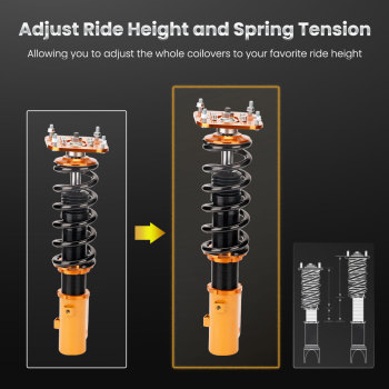 Coilovers Spring Struts compatible for Mazda Savanna RX7 FC3S 1.3L R2 GAS Coupe 86-91