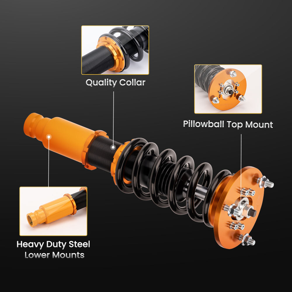 Twin-Tube Damper Coilover Suspension Kits compatible for Mitsubishi Eclipse 95 - 99 Shocks lowering kit