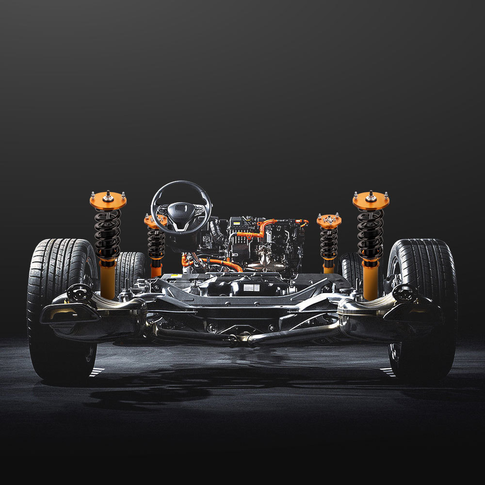 Twin-Tube Damper Coilover Suspension Kits compatible for Mitsubishi Eclipse 95 - 99 Shocks lowering kit