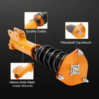 Compatible for Mitsubishi Galant 1999 - 2003 Shock Absorber 24 Ways Dampers Coilover Lowering Kit