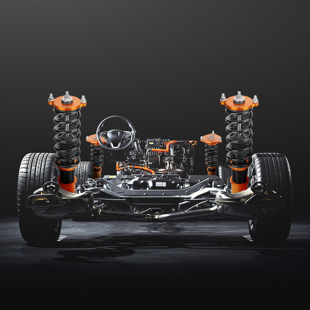 Coilover Lowering Kit compatible for Mitsubishi Galant 99-03 Adj. Height Shock Absorber