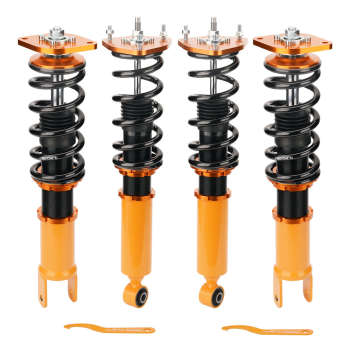 Compatible for NISSAN 370Z Z34 G37 Shocks Adjustable Height Racing CoilOvers Suspension Kit 2008 2009 Lowering Kit