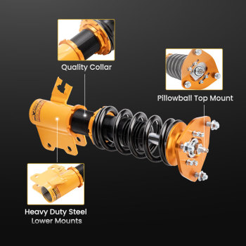 Compatible for Nissan S13 Silvia Sileighty 180/200/240SX 1989 - 1994 Coilovers Shock Absorber Suspension Kits Lowering Kit