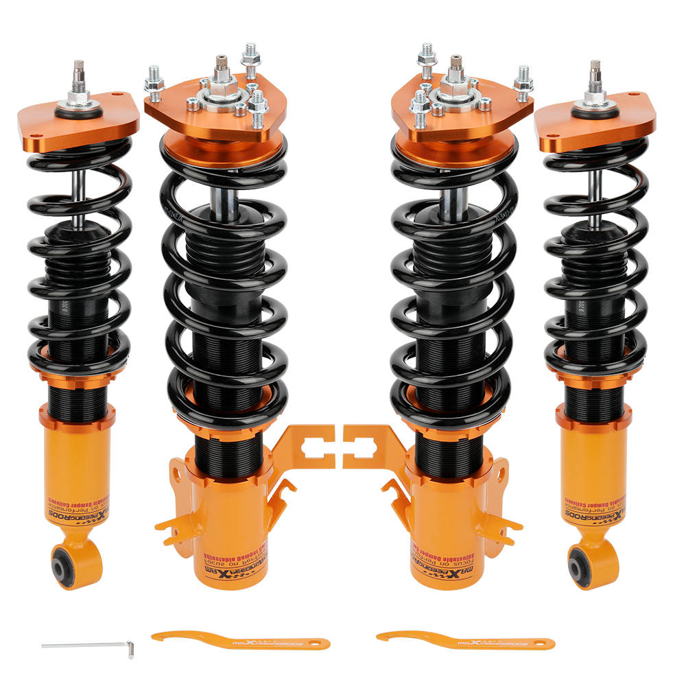 Absorbers Coilovers Kits 24-Steps Adj. Damper compatible for nissan sentra coilovers B15 00 -06 Strut