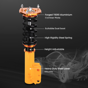 Adj Height Coilover Kits compatible for Nissan sentra coilovers B16 2007-2012 Shock Absorber Struts