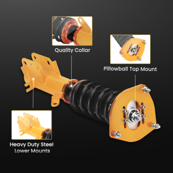 Adj Height Coilover Kits compatible for Nissan sentra coilovers B16 2007-2012 Shock Absorber Struts